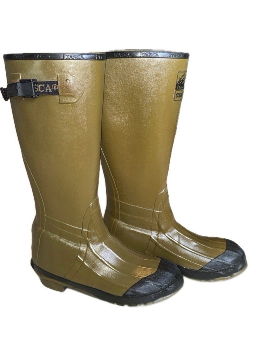 ITASCA Scent Free 17" Rubber Hunting Boots Steel Waterproof (M) Sz 7 (W)‎ 8
